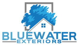 Blue Water Exteriors Logo Stacked