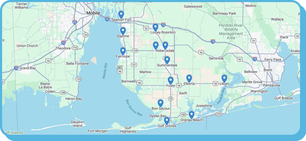service areas map