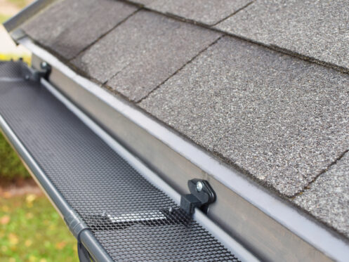 Gutter guard over a gutter in Foley, AL