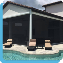 retractable screen enclosure on porch